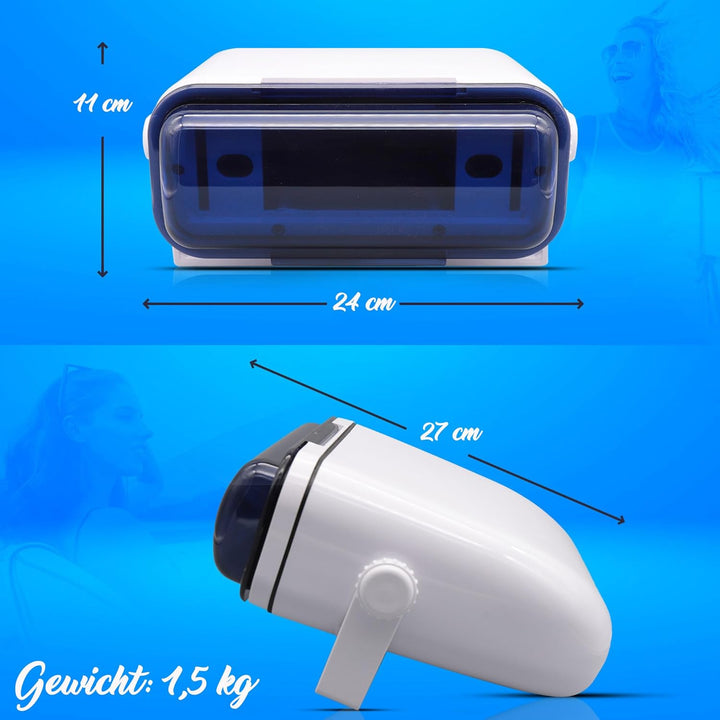 PYLE AUDIO INC plmrcw3 Universal Marine Stereo Full Body Gehäuse – Weiss