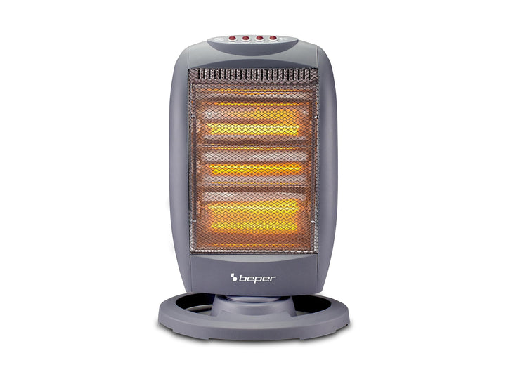 BEPER P203PAN011 Halogen-Heizfläche, 400/800/1200W, 3 Heizelemente, 3 Leistungsstufen, automatische