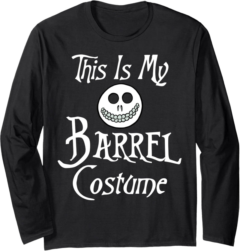 Nightmare Before Christmas This Is My Barrel Costume Langarmshirt