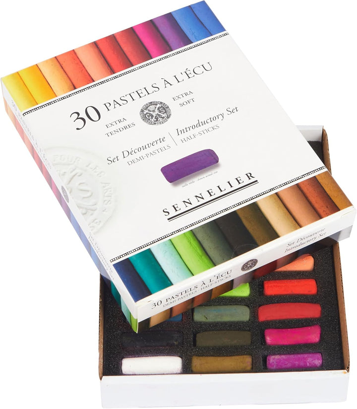 Sennelier Pastells Soft Half ST sortiert, Einheitsgrösse 30 stück (1er Pack) sortiert, 30 stück (1er