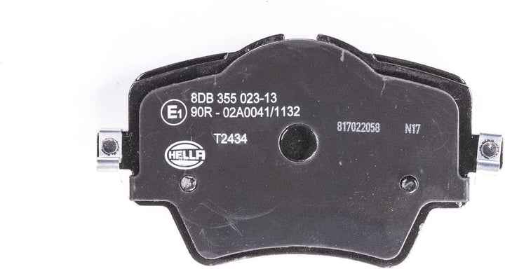 HELLA PAGID 8DB 355 023-131 Bremsbelagsatz - T2434 - Dicke/Stärke: 18.6mm - Bremssystem: Lucas - für