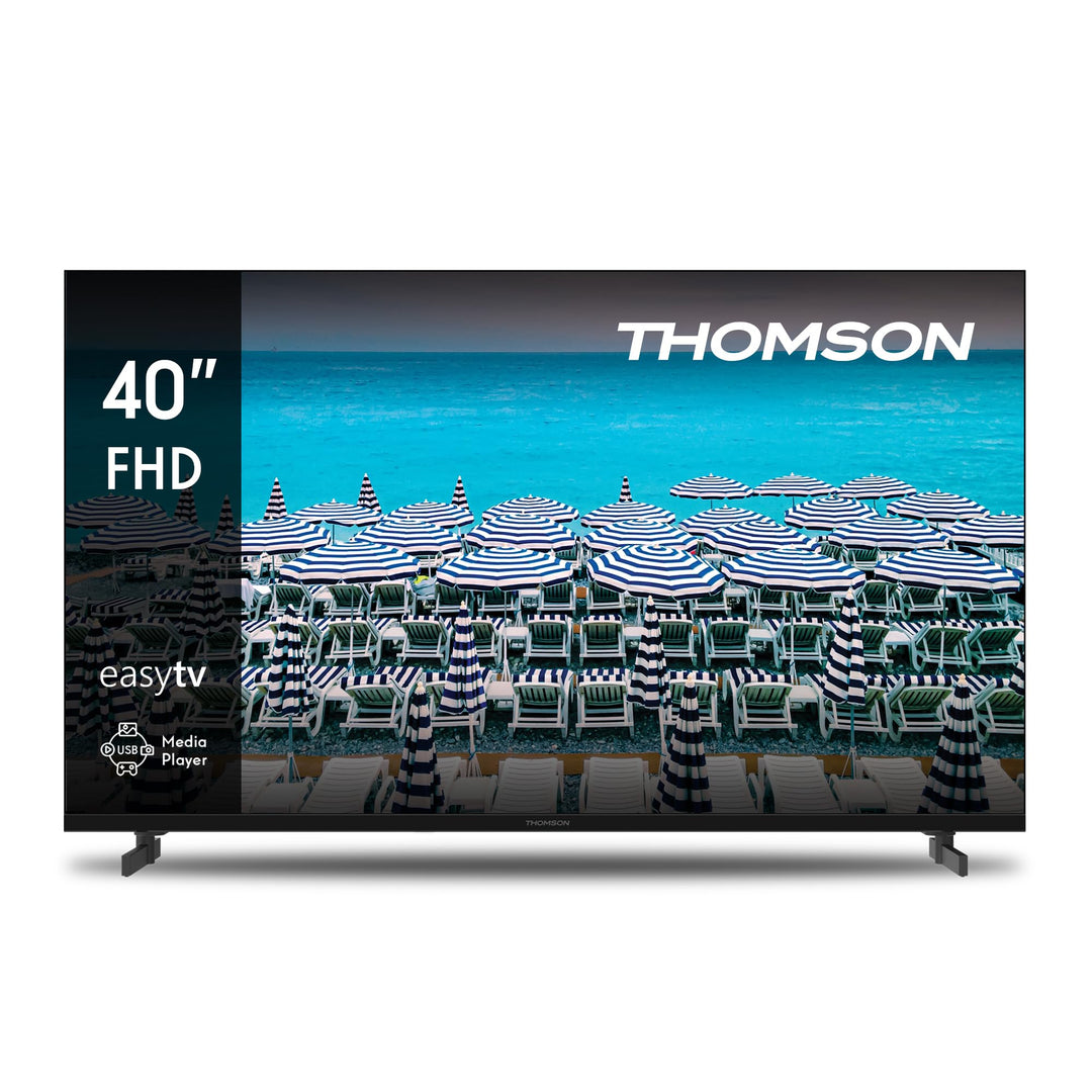 Thomson 40 Zoll (101 cm) LED Full HD Easy TV – Kein Smart – Hotel Mode, USB, HDMI, Triple-Tuner (Kab