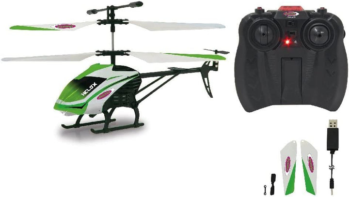 JAMARA 410063 - Helox 3+2Kanal Heli Gyro, Licht+Demo IR - RC Helikopter, Flexible, Robustes Kunststo
