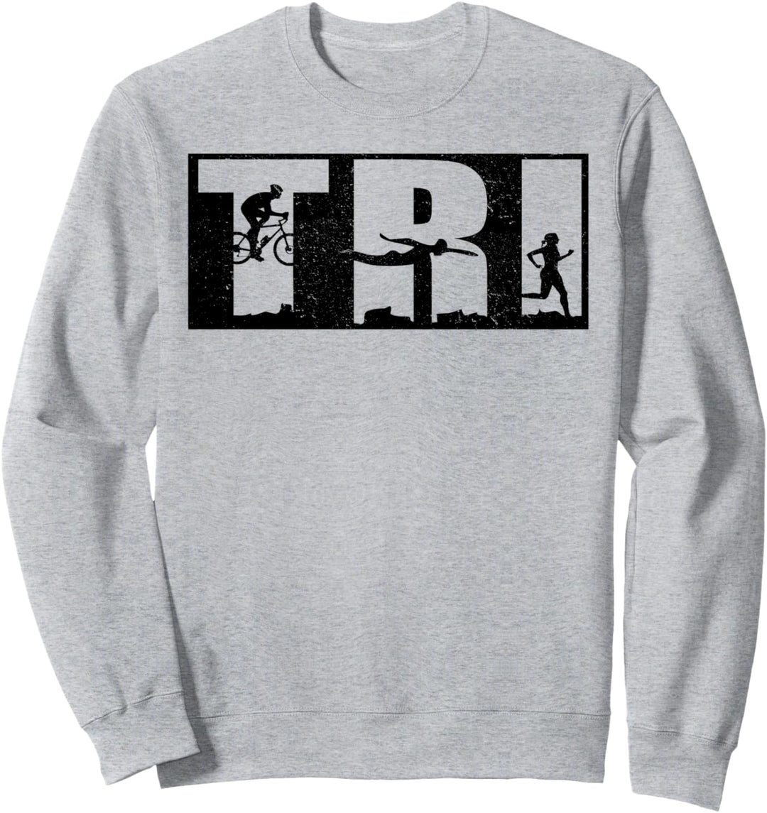 Schwimmen – Fahrrad – Laufen – Triathlon Sweatshirt
