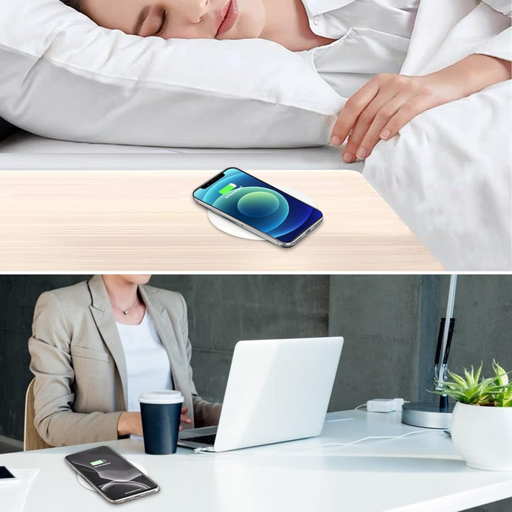 Wireless Charger, JE Make IT Simple Fast Kabelloses Ladegerät Induktive Ladestation Einbau von Furni