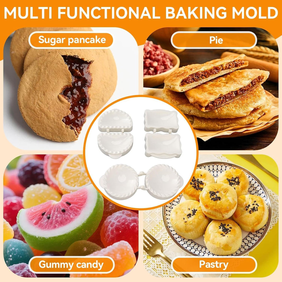 Mini Hand Pie Molds, 3Pcs Teigpresser Tasche Hand Pie Maker Pie Molds Empanda Presse Teig Presse Pie