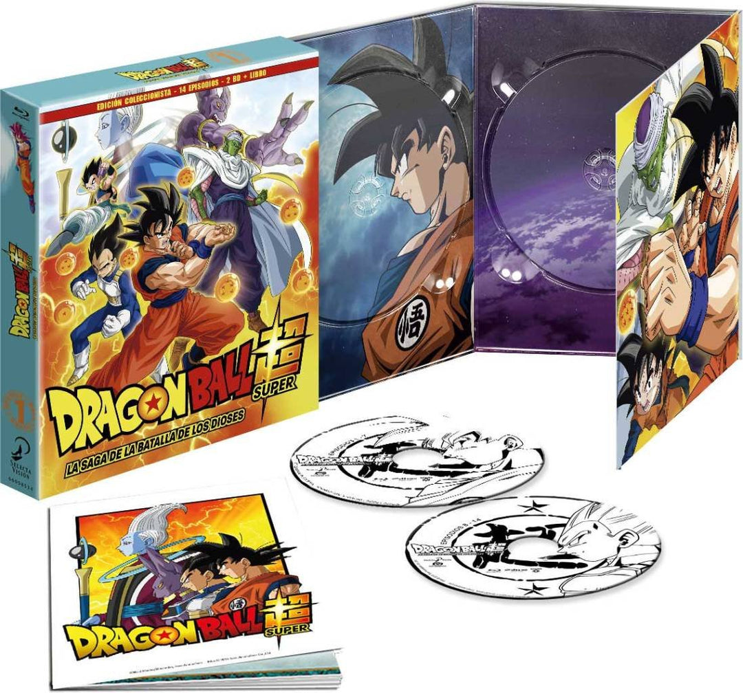 Dragon Ball Super Box 1. La Saga de la Batalla de Les Götter Episode 1 bis 14 Blu-Ray Sammler-Editio