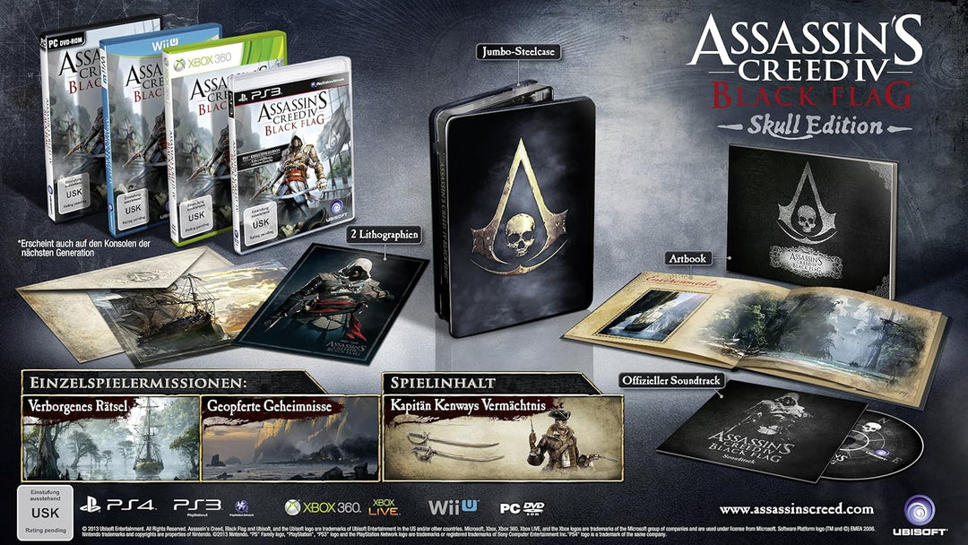 Assassin's Creed 4: Black Flag - The Skull Edition (Jumbo Steelcase)