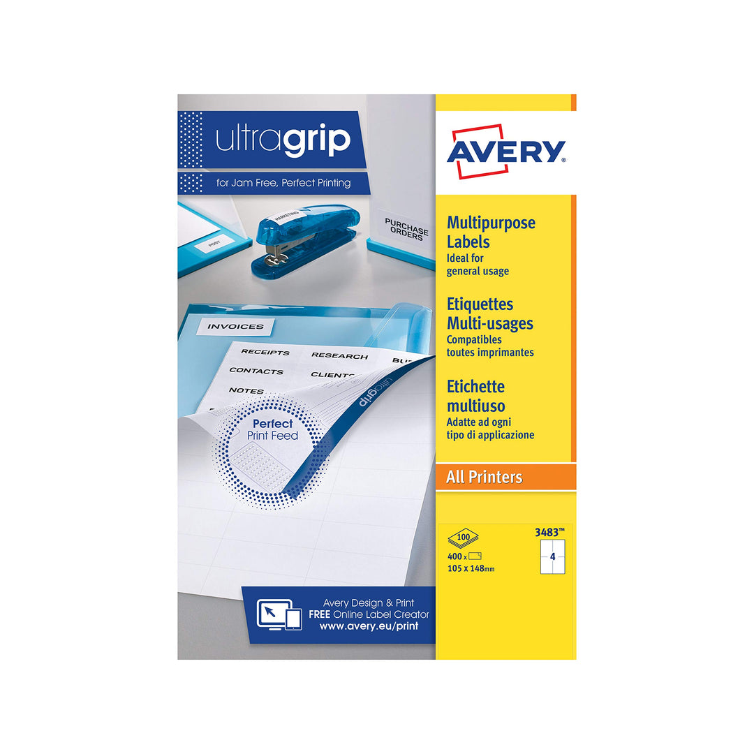 Avery 3483 Universal-Etikette (A4)