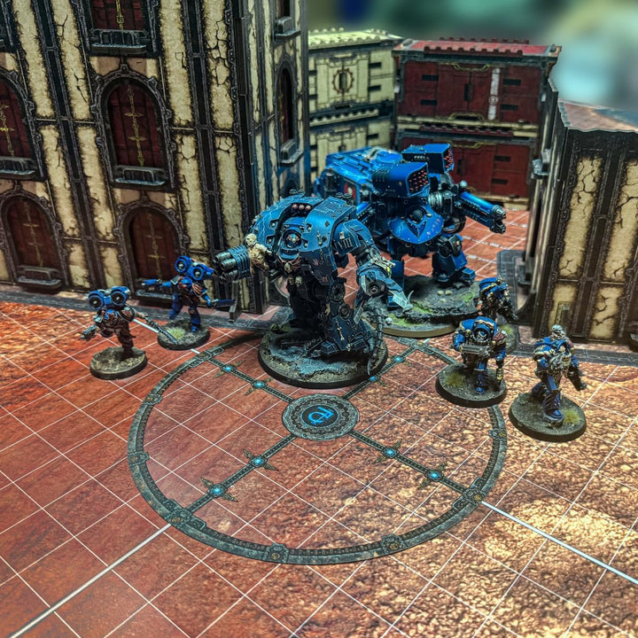 Jucoci Battlezone Creation Kit 15PCS Tabletop Terrain Wargame Terrains Set Compatible with WH40K 9 P