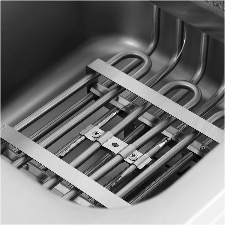Royal Catering RCPKF 13DSH Elektro-Fritteuse mit Unterschrank 13 L 5.000 W Ablasshahn Kaltzone Fritt