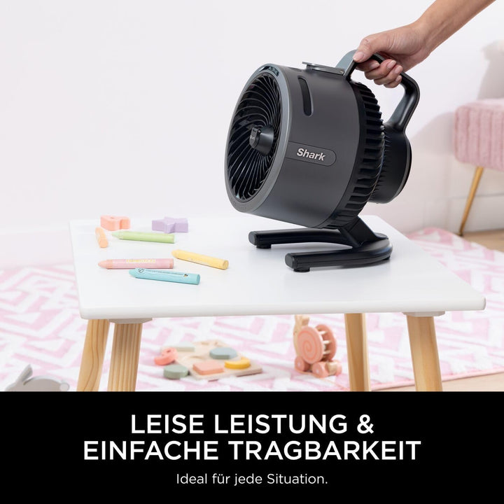 Shark FlexBreeze HydroGo – Leistungsstarker Nebelventilator, Kühlung im Innen- und Aussenbereich, Le