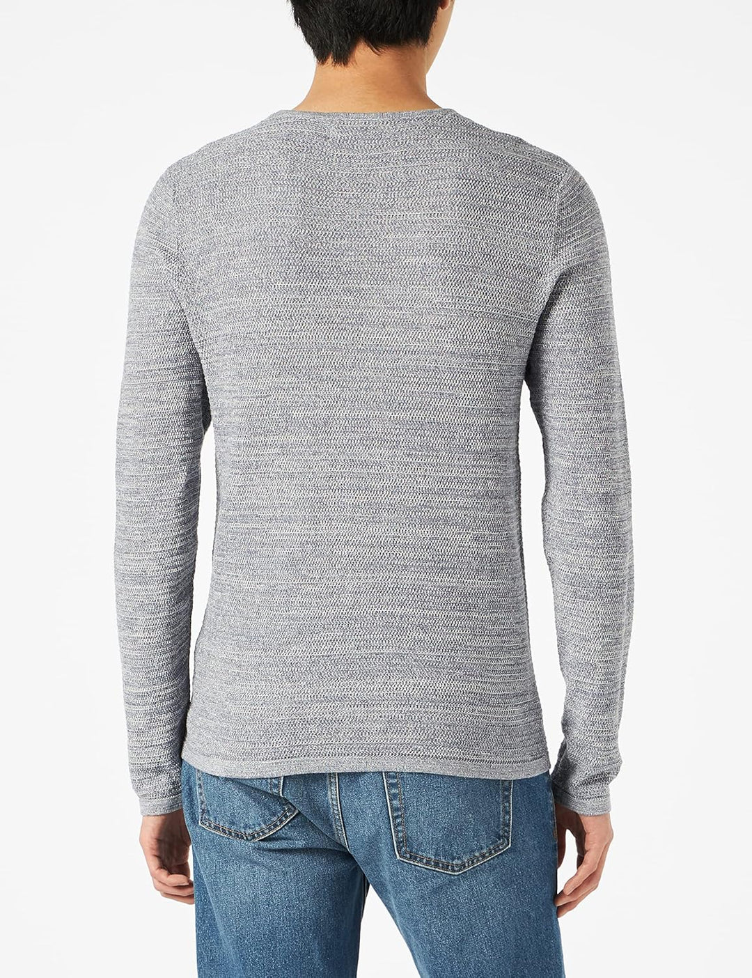 JACK & JONES Herren Jjtheo Knit Crew Neck Strickpullover S Grisaille, S Grisaille