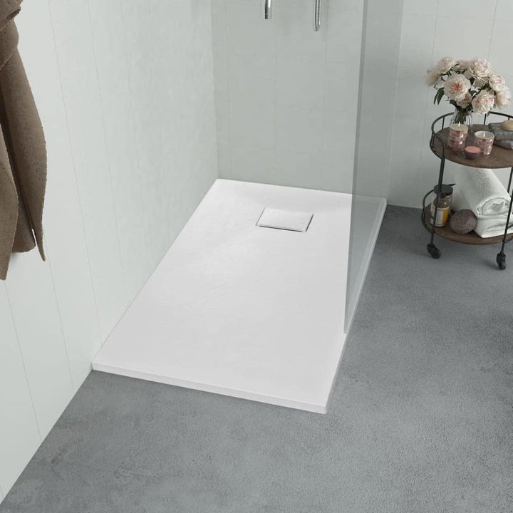 vidaXL Duschwanne SMC Weiss 80x80 cm