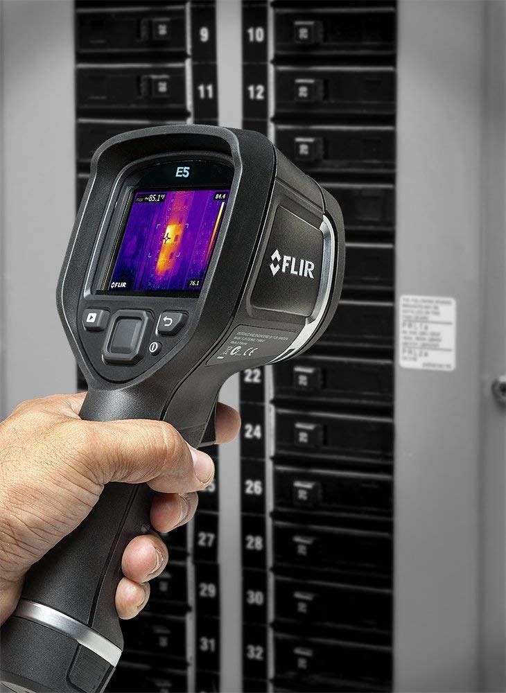 FLIR - E5-XT with WiFi & MSX E5-XT - Handheld Infrared Camera - with Extended Temperature Range, MSX
