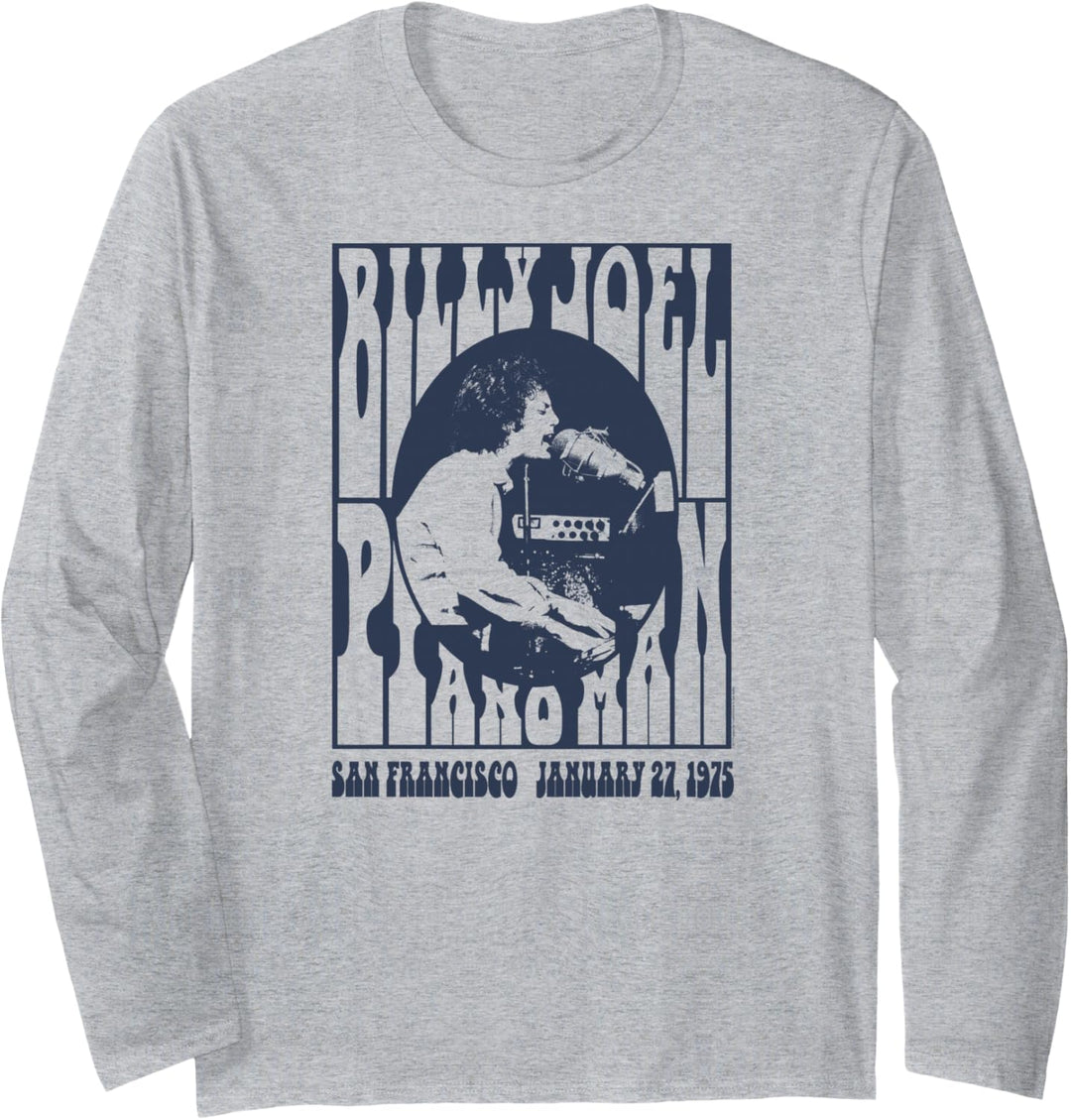Billy Joel - Klaviermann, 1975 Langarmshirt