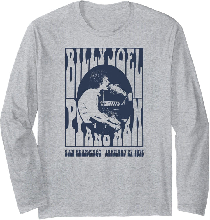 Billy Joel - Klaviermann, 1975 Langarmshirt