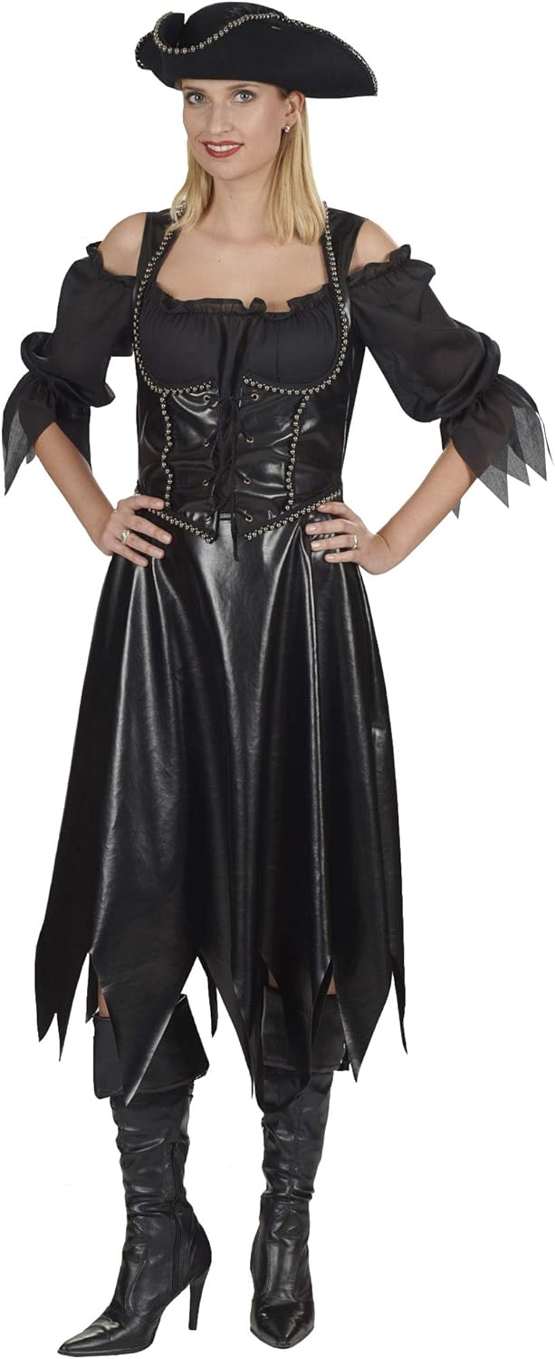 Andrea-Moden Damen Andrea Moden Kost m Piratin Black Pearl , Mehrfarbig, 36 EU, 36