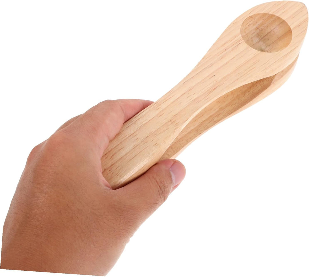 UPKOCH Musiklöffel Satz Aus Holz Und Metall Traditionelles Perkussionsinstrument Für Kinder Ergonomi