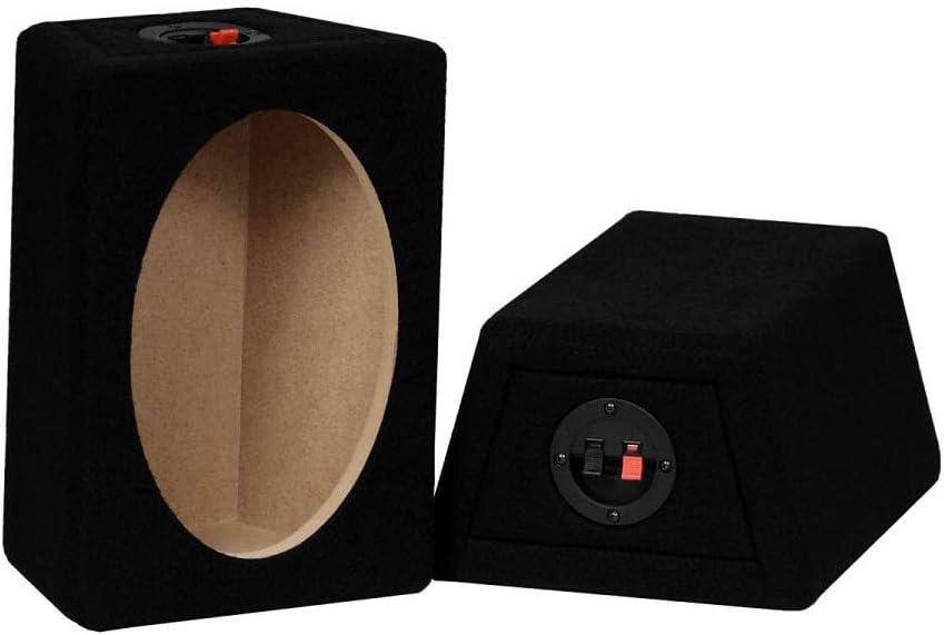 Mediadox 16x23cm (6x9) Auto Oval Lautsprecher/Boxen/Speaker Set von J.BL (Stage1-6931) + MDF Gehäuse