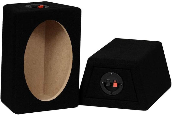 Mediadox 16x23cm (6x9) Auto Oval Lautsprecher/Boxen/Speaker Set von J.BL (Stage1-6931) + MDF Gehäuse