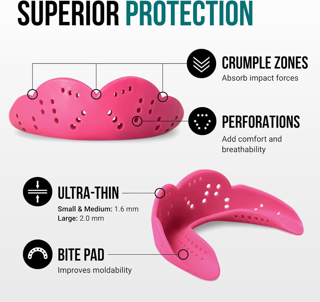 SISU Erwachsene Nextgen Aero Zahnschutz L Hot Pink, L Hot Pink