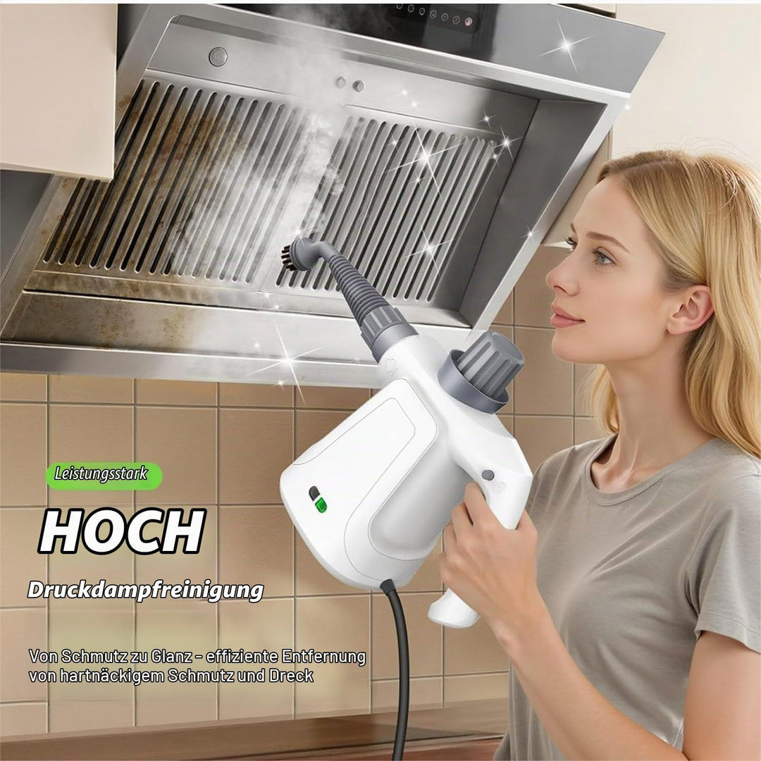 Dampfreiniger Handgerät, 400ml Handdampfreiniger Steam Cleaner Dampfreiniger FüR Alles Auto Fenster