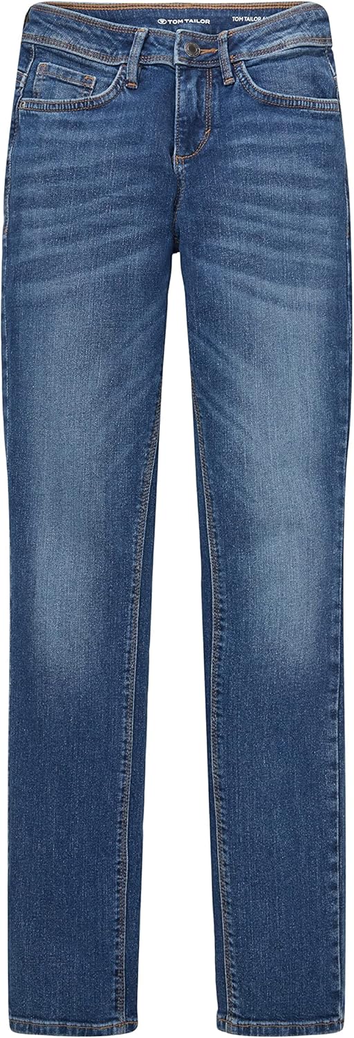 TOM TAILOR Damen Alexa Slim Jeans 26W / 32L 10281 - Mid Stone Wash Denim, 26W / 32L 10281 - Mid Ston
