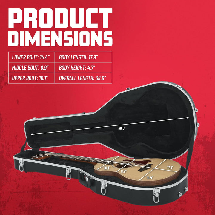GATOR-Koffer ABS deluxe für Gitarre Typ Taylor GS mini Taylor GS Mini-Typ, Taylor GS Mini-Typ