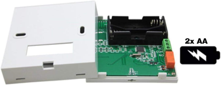 KPS KPS Confortline Thermodigi Digitales Heizungsthermostat, Anschluss von 2 Kabeln, mit Programmier