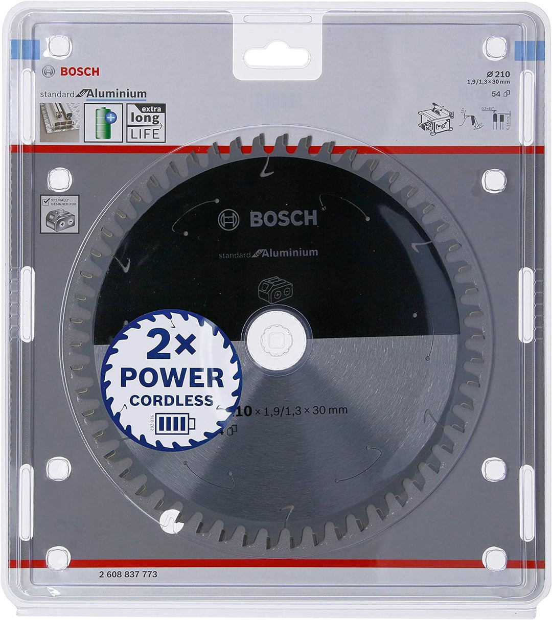 Bosch Professional 1x Kreissägeblatt Standard for Aluminium (Aluminium, Sägeblatt Ø 210 x 30 x 1,9 m