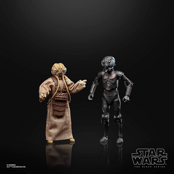 Star Wars The Black Series 4-LOM und Zuckuss 15 cm grosse Imperium schlägt zurück Figuren 2er-Pack z