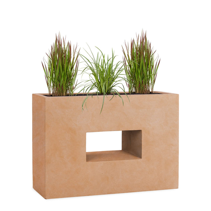 Pflanzwerk® Pflanzkübel Vista Terrakotta 52x75x27cm *Frostbeständiger Blumenkübel* *UV-Schutz* *Qual