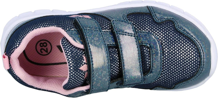 Lico Mädchen Jolly V Sneaker 22 EU Silber Rosa, 22 EU Silber Rosa
