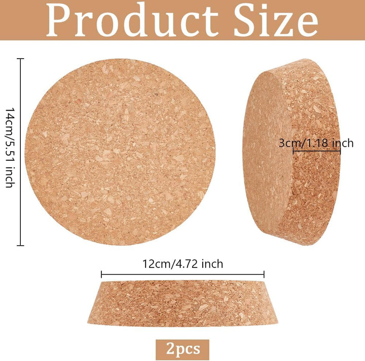 OLYCRAFT 2 Stück Grosse Konische Korken Holzkorken Deckel Flaschendeckel Korken 12~14 cm Weinflasche