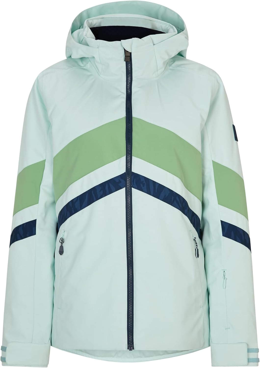 Ziener Damen Telia Ski-Jacke/Winter-Jacke | warm, atmungsaktiv, wasserdicht (1er Pack) 34 Ice Stru,