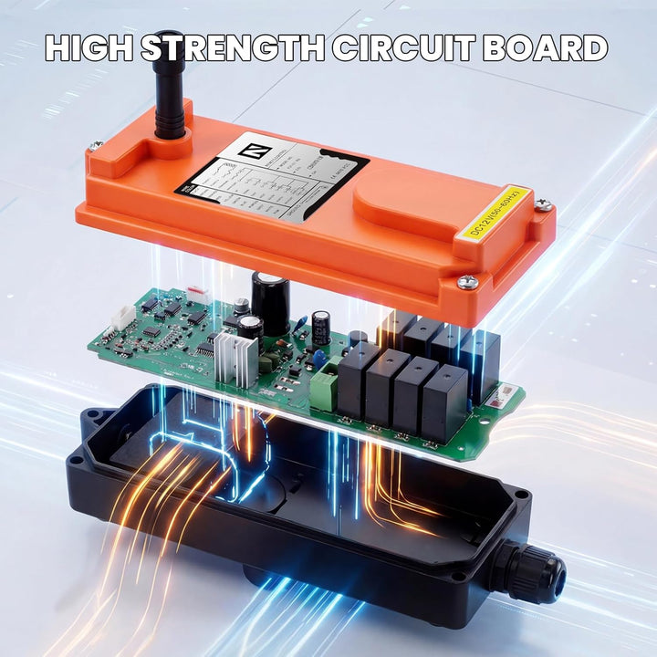 NEWTRY 12V Drahtlose Kranfernbedienung Hohe Qualität Sender & Empfänger für Industrielles Elektrisch