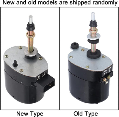 12V Scheibenwischermotor, Wischermotor Traktor DC 12V Scheibenwischermotor aus Metall 105° Wischfeld