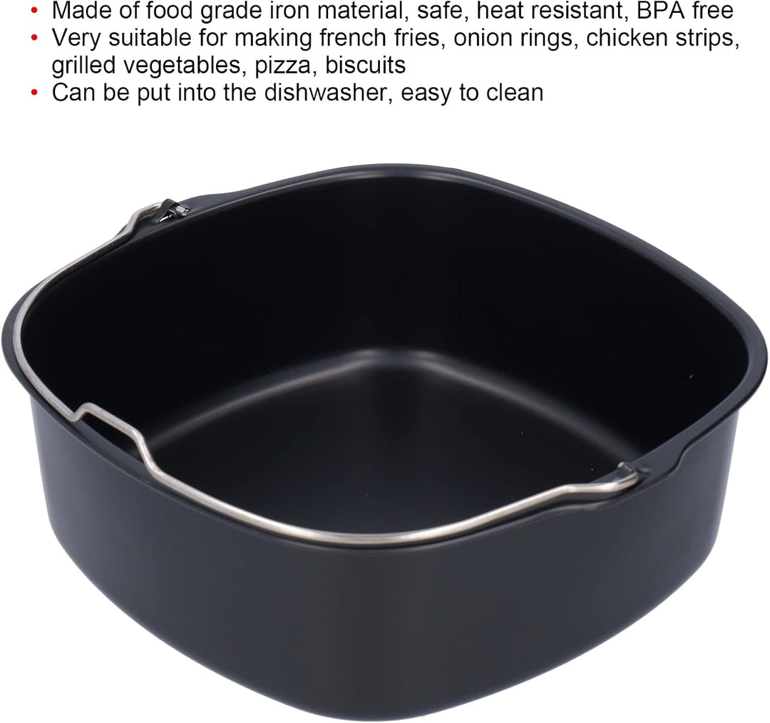 Fritteusen-Zubehör, quadratisch, hitzebeständig, zum Backen für HD9925 HD9860 HD9905 01, für Restaur