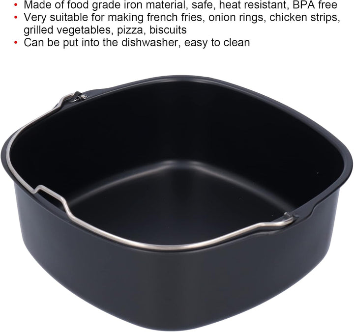 Fritteusen-Zubehör, quadratisch, hitzebeständig, zum Backen für HD9925 HD9860 HD9905 01, für Restaur