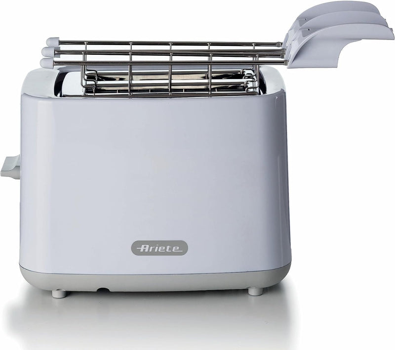 Ariete Breakfast 147 Toaster, Toaster mit 7 Bräunungsstufen, Automatischem Auswurf, Herausnehmbarem