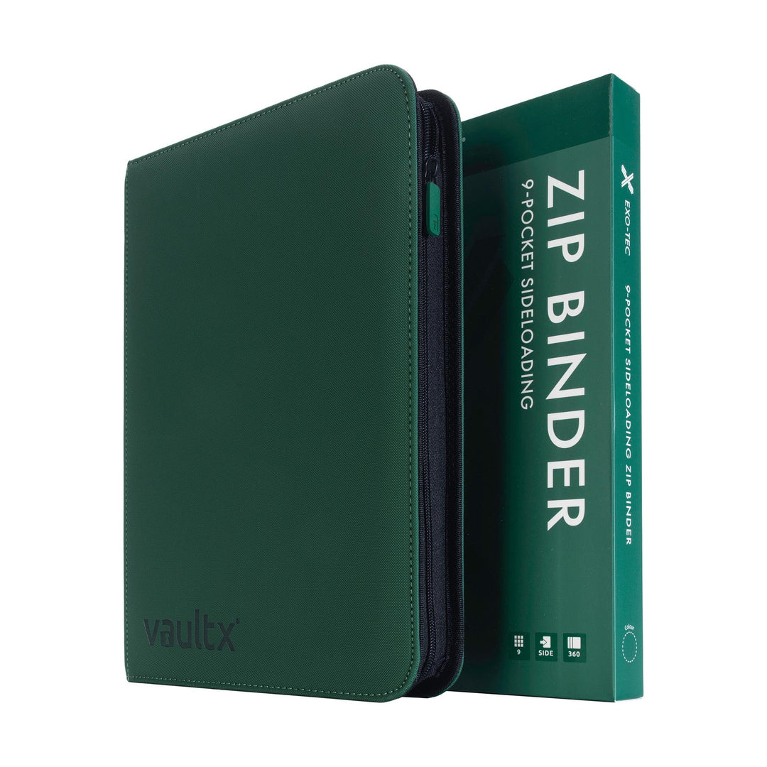 Vault X Premium eXo-Tec Zip Heftmappe - 9 Fächer Sammelkarten Trading Cards Mappe - 360 Fächer mit S