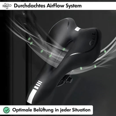 Cloud Comfort Speed 2.0 Sattel Herren Fahrradsattel Bequem Weich Memory Schaum Radsattel Mit Rotem W