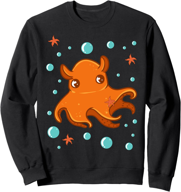 Kawaii Oktopus mit grossen Ohren Sweatshirt