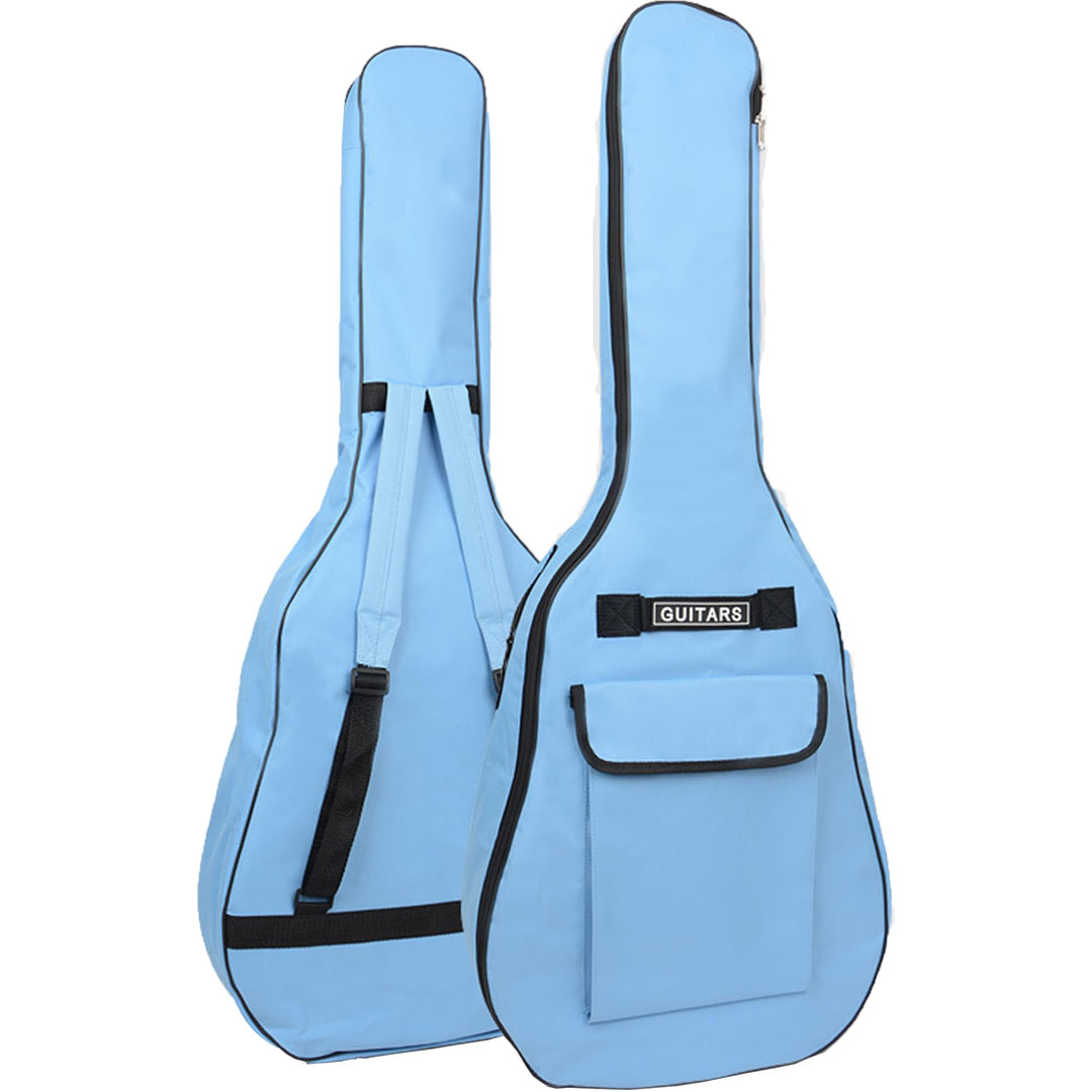 SUQ Wasserdichte Oxford Gitarrentasche, 40/41 Zoll Tasche Musikmuster Nylon Gigbag, E-Gitarrentasche