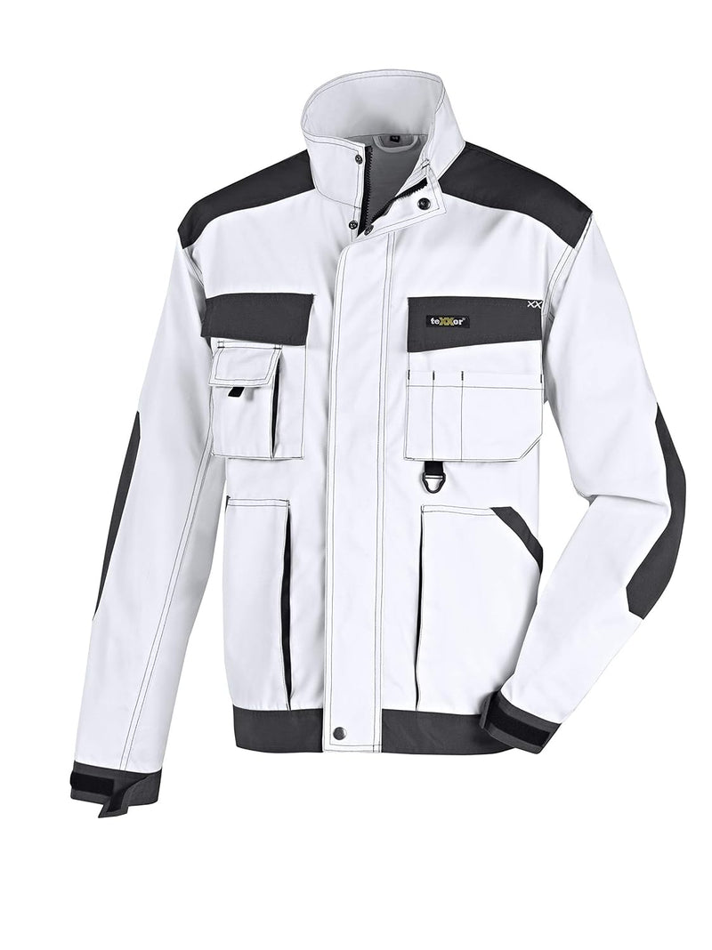 teXXor Bundjacke Antigua, robuste Arbeitsjacke T/C Canvas, 48, weiss, 4164 48 Weiss, 48 Weiss