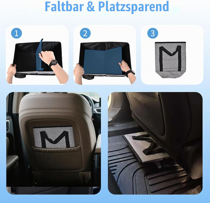 Auto Organizer für Vorne und Rücksitz, Beifahrersitz, Auto Organizer Kinder mit Mehrere Taschen Getr