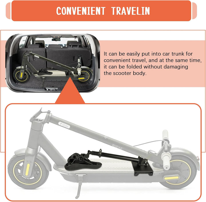 Elektroroller Sitzsattel kompatibel mit Segway-Ninebot Max G30, Stossdämpfender/Weicher/Atmungsaktiv