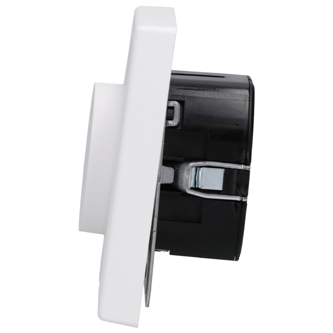 JUNG Serie LS Set 1730DD LED-Drehdimmer Schneeweiss Matt | mit 1730DD Drehdimmer Standard LED, LS174