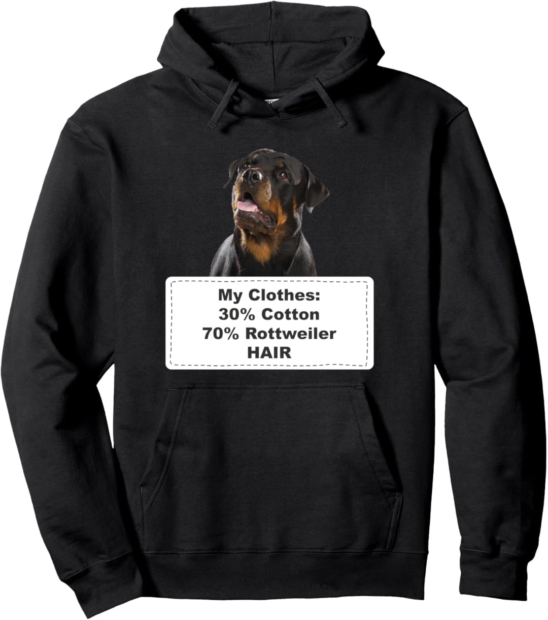 Funny Shedding Dog Rottweiler Pullover Hoodie